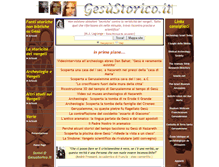 Tablet Screenshot of gesustorico.it